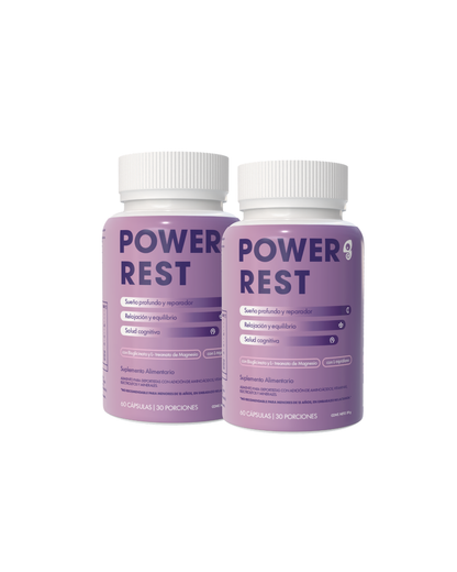 PACK 2 x SUPLEMENTO POWER REST - 120 CÁPSULAS - 60 PORCIONES