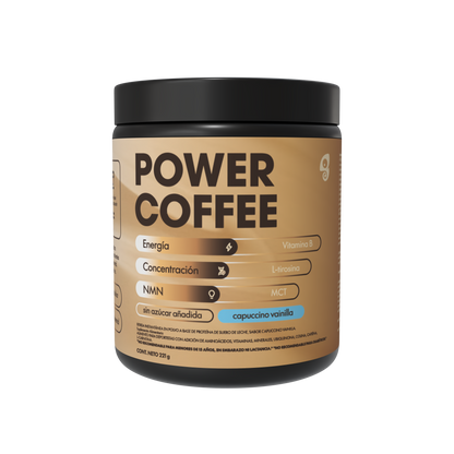 PACK 1 POWER COFFEE CAPUCCINO VAINILLA (ENERGIA Y FOCUS) + 1 POWER REST (DUERME PROFUNDO)